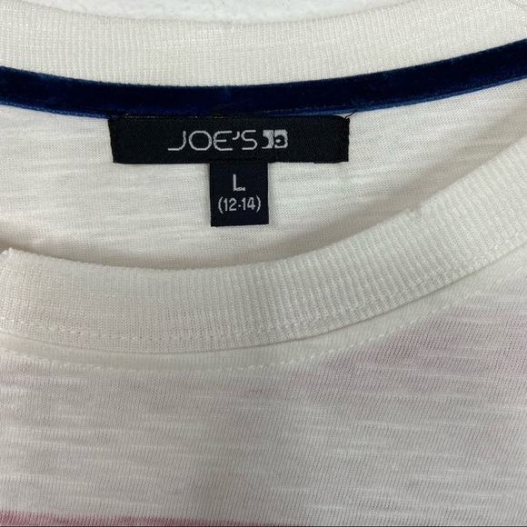 Joe’s jeans Girls White Crop Top Size L (12-14) NWT - Picture 3 of 3